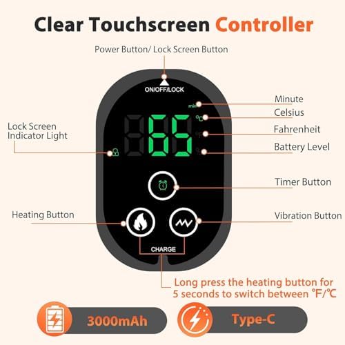 Ankle Massager with Heat for Neuropathy Plantar Fasciitis Pain Relief - Image 7