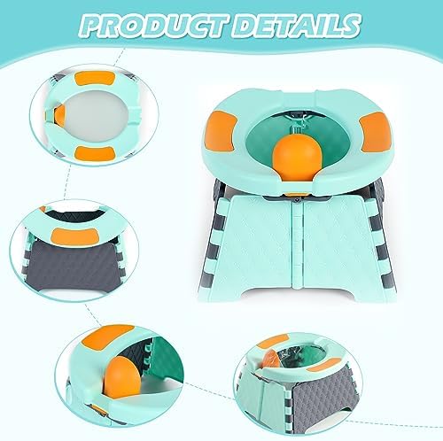 Travel Potty for Toddlers, Portable Foldable Potty (Blue) - Image 3