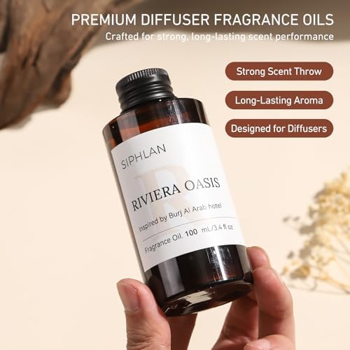 Riviera Oasis Hotel Collection Diffuser Oil – 100mL Luxury Aromatherapy Essential Oil for Diffusers & Waterless Diffusers – Premium Fragrance for Home & Office - Image 2