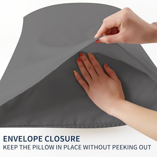 100% Egyptian Cotton Waffle Weave Pillowcases Standard Size 2 Pack - Image 4