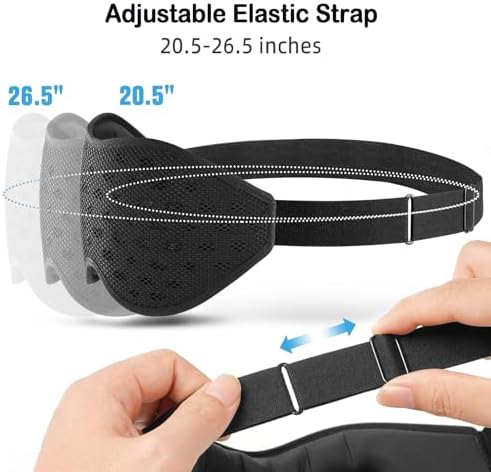LitBear Breathable Sleep Mask, 3D Eye Mask Sleep for Side Sleepers Women Men - Image 6
