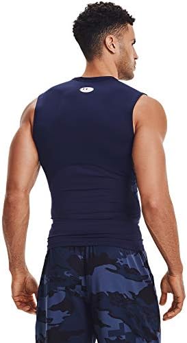 Under Armour Men's HeatGear Compression Sleeveless T-Shirt - Image 2