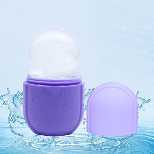 Ice Roller For Face, Purple Beauty Ice Facial Roller for Face and Eye Neck Skin Care, Silicone Ice Stick Face Ice Mould Icing Tool, Eye Puffiness Relief & Remove Fine Lines & Reduce Acne - Image 6