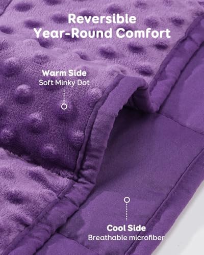 Kivik 20lbs Weighted Blanket for Adults, 60"x80" Queen Size Heavy Blankets - Image 3