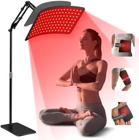 INTEO Red Light Therapy for Face and Body, Infrared Red Light Therapy Lamp by REDLIGHTWELLNESSATHOME