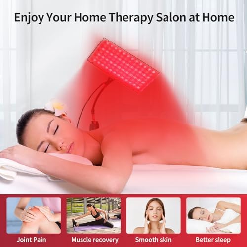 Red Light Therapy for Body Face with Stand,Infrared Light Therapy Lamp,660nm Red Light and Near Infrared 850nm for Back Pain & Muscle Recovery(Panel Large) - Image 4