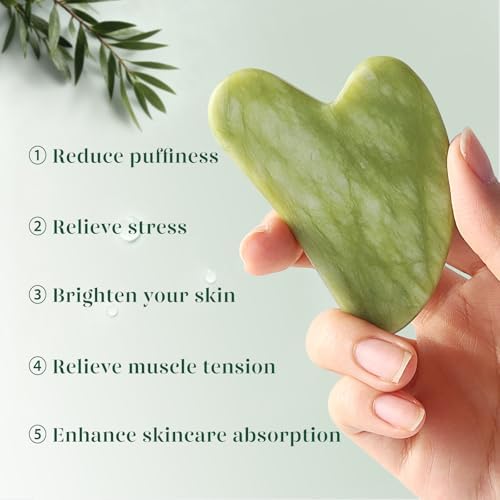 BAIMEI IcyMe Gua Sha & Jade Face Roller for Reducing Puffiness,Skin Firming - Image 5