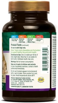 PetNC Level-3 Hip & Joint Chewables for Adult Dogs, Liver, 45 Count - Image 3