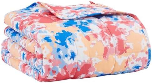 L'AGRATY Weighted Blanket - 48"x72" 15lbs Cooling Breathable Heavy Blanket with Glass Beads for Adult All-Season by LAGRATY