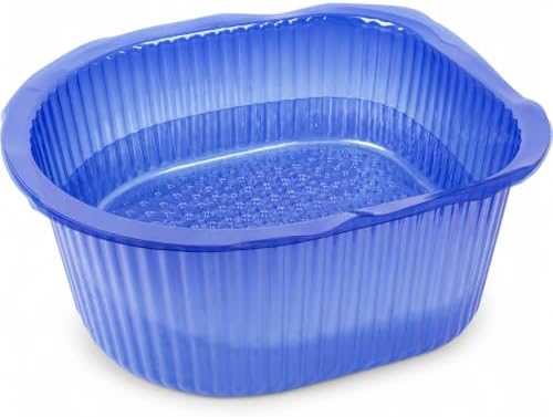 ForPro Professional Collection Universal Pedi Bath Liners, 50% THICKER, Fit Footsie Bath, Disposable Pedicure Tub Liners for Foot Spa Basins, Blue, 100-Count by ForProProfessionalCollection