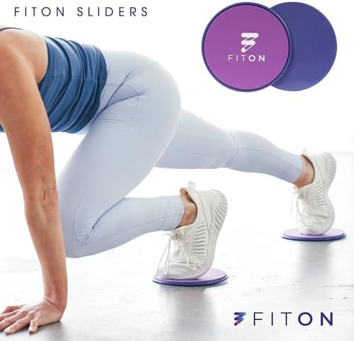 FitOn - 12"x4" Travel Sized Recovery Roller & Sliders with Mesh Pouch Bundle - Workout Equipment Set for Gym and Home Exercise - Workout with Non-Slip Exercise Bands & Sliders with Thick Cushion Set - Image 7