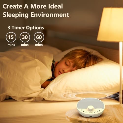 DONOW Portable White Noise Machine for Baby Adults with 24 Sleep Sounds - Image 5