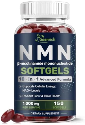 NMN Supplement Complex 1000mg Per Serving, 150 Softgels by Unknown