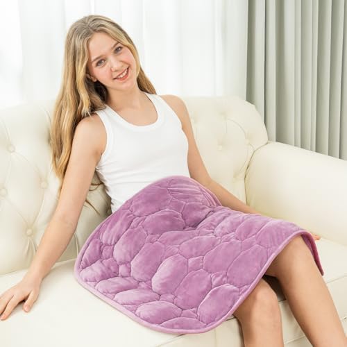 Wemore Weighted Lap Blanket 7lbs, 24"x29" Small Travel Blankets for Adults - Image 2