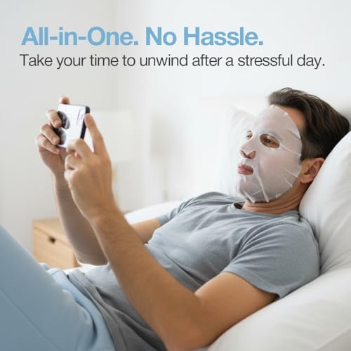 Naisture 15 Min Groom Me Kit Skincare Gift Set for Men – All-in-One Bundle with Hair, Face, & Eye Masks, Complete Grooming Self-Care Kit (5 pcs) - Image 4