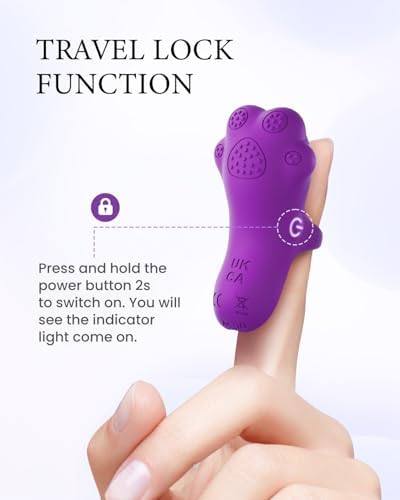 Mini Finger Massager, Waterproof Rechargeable Portable Relaxation Massage Tool - Image 3