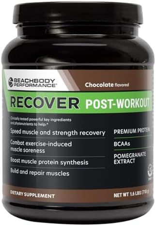 BODi Recover Post Workout Whey Protein Powder - Chocolate, 20 Servings by Beachbody