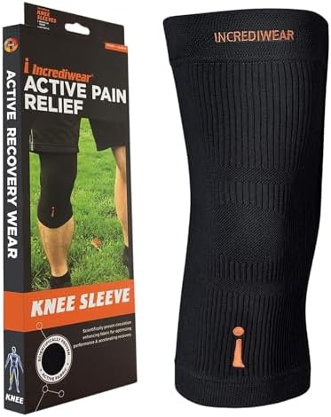 Incrediwear Knee Sleeve – Knee Braces for Knee Pain, Joint Pain Relief, Swelling, Inflammation Relief, and Circulation, Knee Support for Women and Men by Incrediwear
