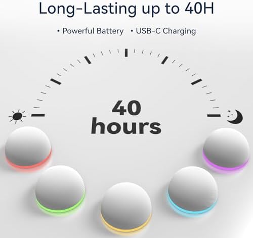 Portable Sound Machine Night Light Baby White Noise Machine Battery Sleep Machine 12 Night Lights 30 Sleeping Sounds for Baby Kids Adults Dogs 4 Timer Memory Function for Home Travel Office - Image 3