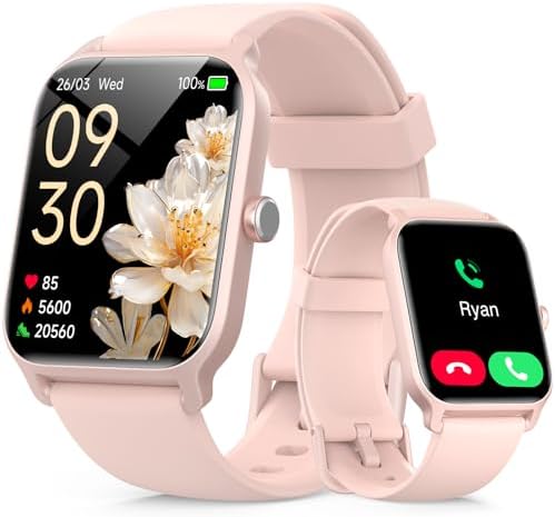 Tensky Smart Watch for Men & Women, 1.85" HD Fitness Tracker with Call by Tensky