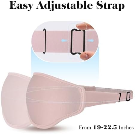 Fygrip 3D Eye Mask Sleep Mask for Men & Women, Pink - Image 5