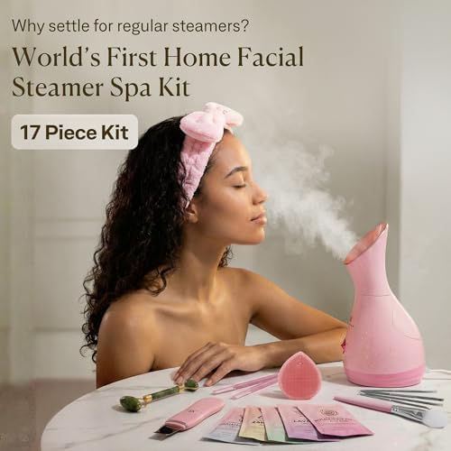 Facial Steamer Spa Kit with 17 Spa Tools for Complete At-Home Facial - Image 2