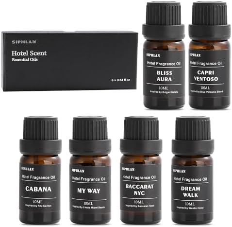 Hotel Collection Diffuser Oil Set – Aromatherapy Essential Oils for Diffusers– Luxury Hotel-Inspired Scent for Home & Office by Unknown