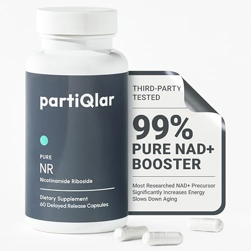 partiQlar NR Supplement Nicotinamide Riboside NAD+ Booster - 60 Capsules by partiQlar