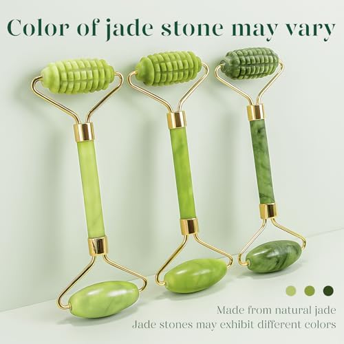 BAIMEI IcyMe Gua Sha & Jade Face Roller for Reducing Puffiness,Skin Firming - Image 6
