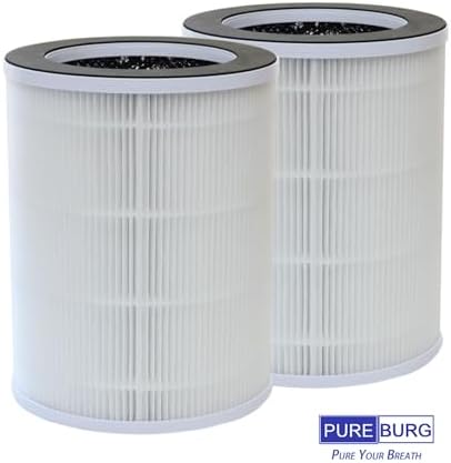 PUREBURG P100-RF Replacement Filters Compatible with Welov P100 P100 Pro Air Purifier,2-Pack H13 HEPA 4-Stage Filtration (Does not fit P200/P200S) - Image 6