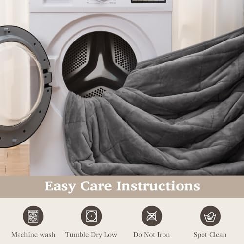 Sivio Weighted Blanket for Adult, Queen Size 15 lbs 60 x 80 Inches - Image 6