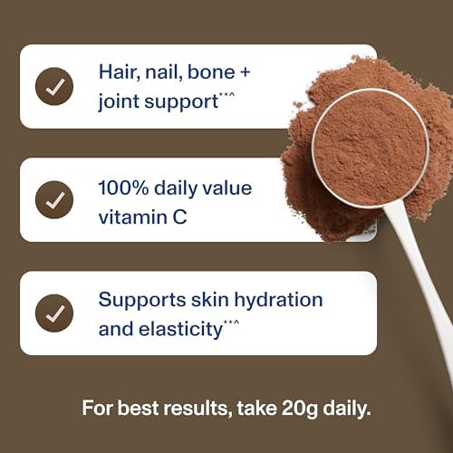 Vital Proteins Collagen Peptides Advanced, Hydrolyzed Peptides with Hyaluronic Acid and Vitamin C - Chocolate Flavor Powder, 24.7oz (Pack of 2) - Image 4