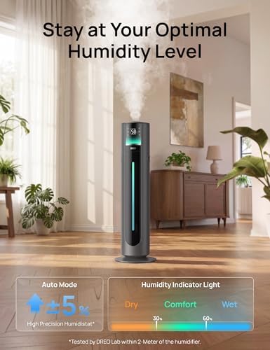 DREO 11L Smart Humidifier 747S Large Room 700 ft², 100H Runtime, 21dB Quiet - Image 5