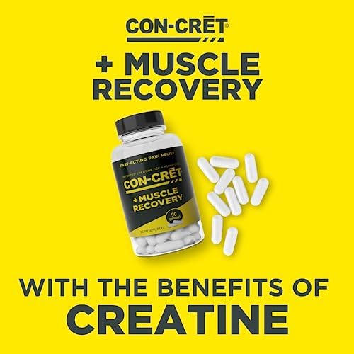CON-CRET Creatine HCl + Muscle Recovery with Alpha-GEE®, Supports Muscle Recovery, Reduces Soreness, Restores Muscle Health, 90 Capsules - Image 3