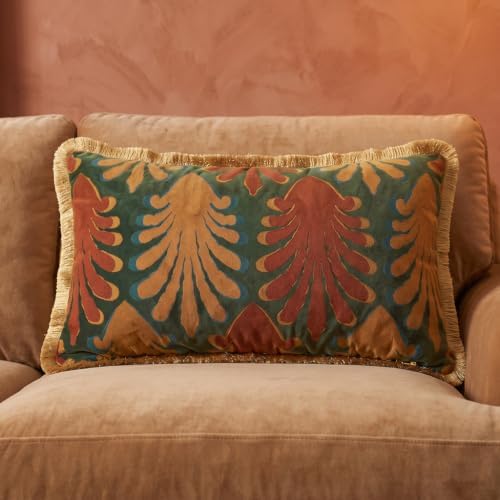 patdrea Designer Velvet Throw Pillow Cover,Set of 2,12"x20"-OldlegendA - Image 2