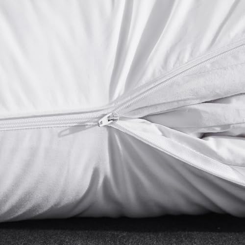 Three Geese Adjustable Layer Goose Feather Pillow Queen Size,Assemblable Bed Pillow with Pillowcase,100% Soft Cotton Cover,Good for Side and Back Stomach Sleeper,Packaging Include 1 Pillow. - Image 5