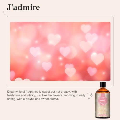 PHATOIL J'admire Fragrance Oil for Diffuser, Aromatherapy 3.38FL.OZ - Image 4