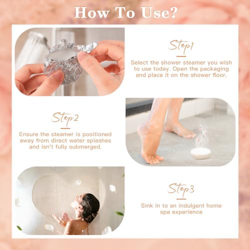 Shower Steamers Aromatherapy Birthday Gifts for Women - 10 Pack,Gifts for Wife Mothers Daughter Sister Stress Relief & Deep Relaxation Self Care Home Spa Essential (Multiple Colors) - Image 6