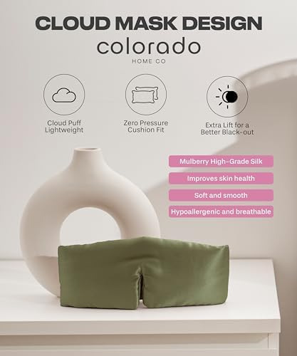 SUNDAYSILKS™ | Adjustable Silk Sleep Mask for Side Sleeper | Cloud-Like Comfort, Weighted for Deep Sleep | Soft Sleep Face Mask for Women & Men, Full Blackout, Cooling Silk Eye Mask for Sleeping - Image 3