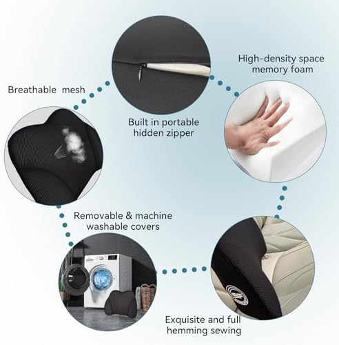 Make Relaxing Lumbar Support Pillow, Back Pillow for Lower Back Pain Relief - Image 3