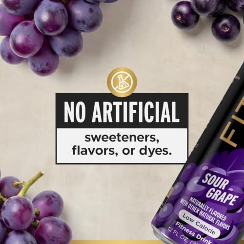 FITAID Creatine Recovery Drink, Sour Grape, 12 fl oz (24-Pack) - Image 6