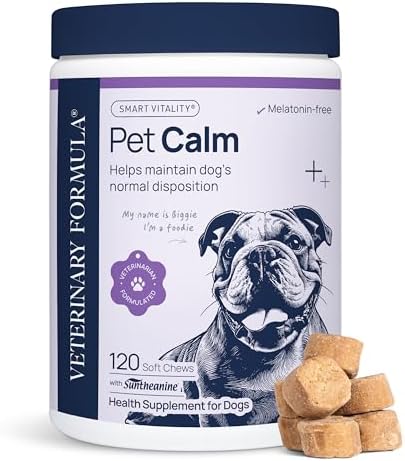 Veterinary Formula Smart Vitality Pet Calm Soft Chews for Dogs, 120 Count by VeterinaryFormula