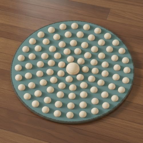 Foot Massage Pad Wooden Acupressure Board Roller Mat Massager with Raised Points for Focused Foot Pressure Suitable for Home Relaxation Office Standing desks, 40 100cm, Style to 4 - Image 3