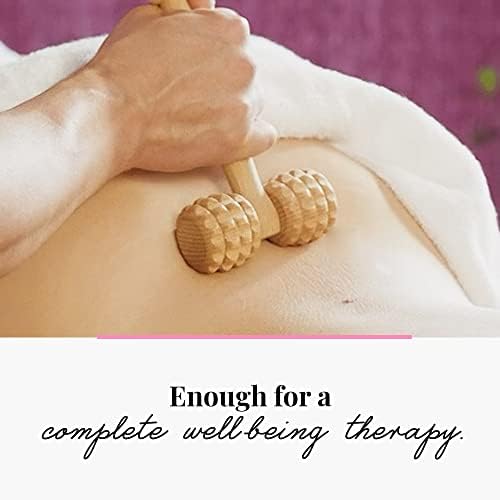 tuuli Accessories - T-Shape Massage Roller, Body and Face Roller, Multi-Functional Facial Massager, Helps Ease Muscle Tension and Supports Skin Health, Wooden Roller Massager Tool - Image 6