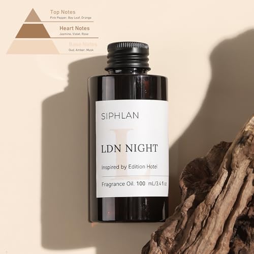 LDN Night Hotel Collection Diffuser Oil – 100mL Luxury Aromatherapy Essential Oil for Diffusers & Waterless Diffusers – Premium Fragrance for Home & Office - Image 3