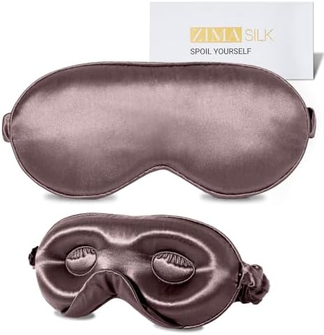 ZIMASILK Adjustable 3D 22 Momme 100% Mulberry Silk Sleep Mask by ZIMASILK