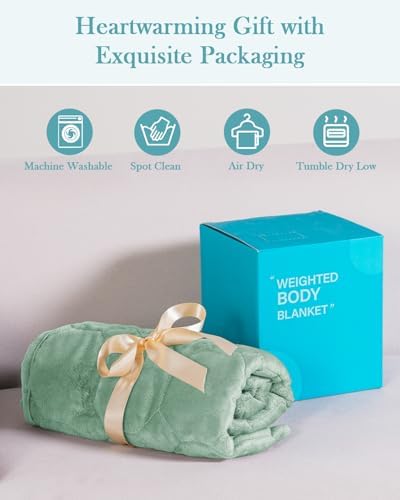 Topblan Weighted Lap Blanket Pad 7lbs for Adults, 29 x 24 Small for Travel - Image 5