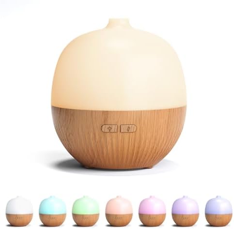 ARVIDSSON Essential Oil Diffuser, 100ml Small Aromatherapy Diffuser with Mood Light, Ultrasonic Oil Diffusers for Home, Mini Diffuser for Essential Oils, Gift for Women by ARVIDSSON