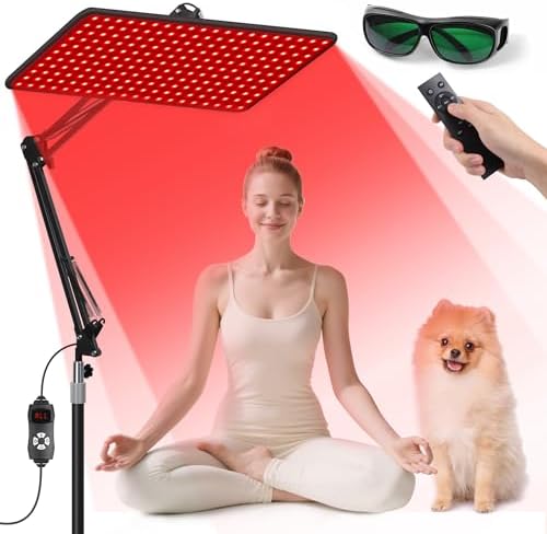 Morfone Red Light Therapy for Body with Wireless Remote Tri-Wavelength by Morfone
