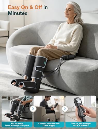 ALLJOY Leg Massager for Circulation and Pain Relief FSA,Gifts for Men Women - Image 5